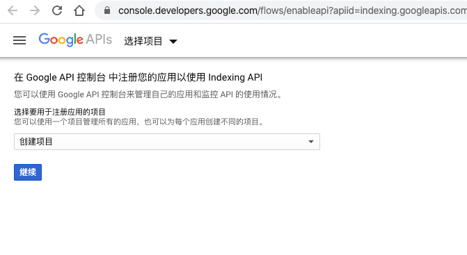 Google Indexing API 设置向导