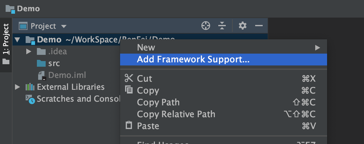 Add Framework Suppor