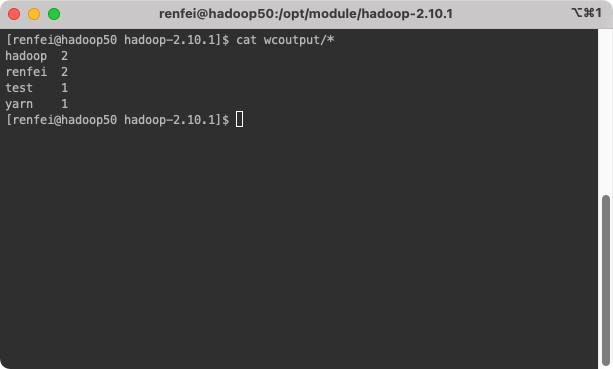 Hadoop 单词统计案例